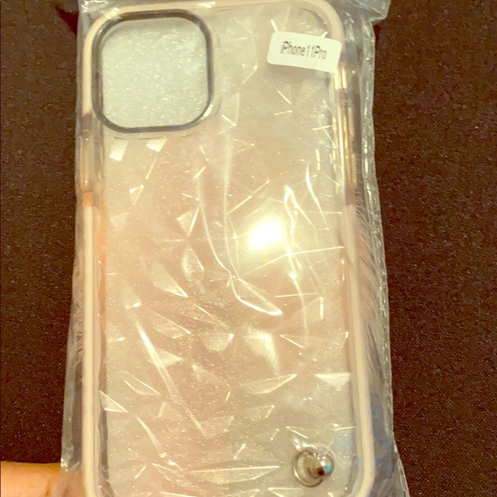 Pink phone case and handle